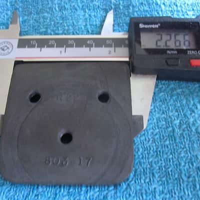 Slingerland Tempo King Bass Drum Pedal & Hihat Stand Rubber Base for Heel Plate image 3