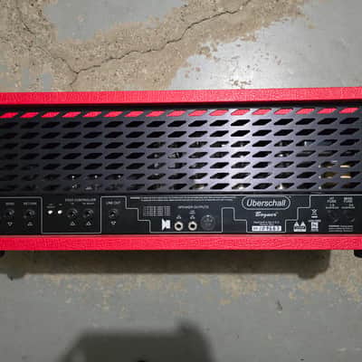 Bogner Uberschall Twin Jet 100-Watt Head - Red Tolex image 7