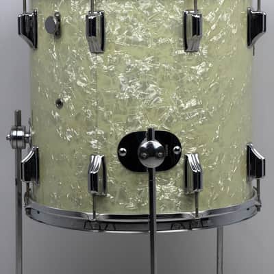 Rogers 20/12/14/16/5x14" Cleveland-Era Holiday Drum Set - White Marine Pearl image 20