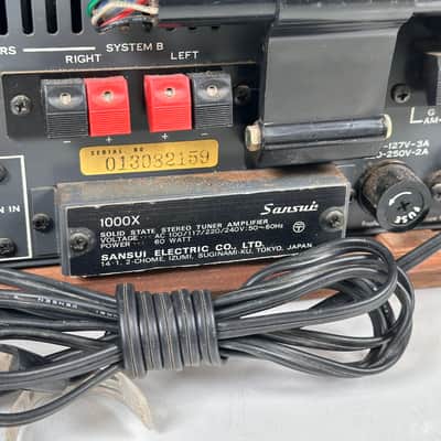 Vintage Sansui 1000X, 28W AM/FM Stereo Receiver Bild 11