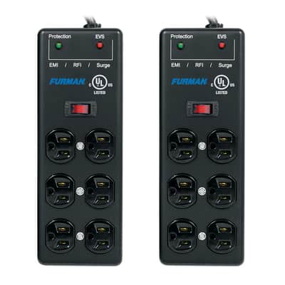 Furman SS-6B-PRO 15' 6-Outlet Surge Protector (2-Pack) Bundle image 1