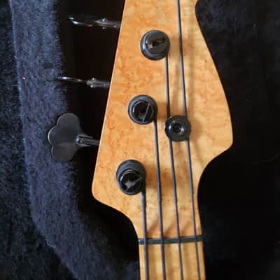 Custom Fretless Bass w Alembic parts Custom Unknown Birds eye maple and maple image 10