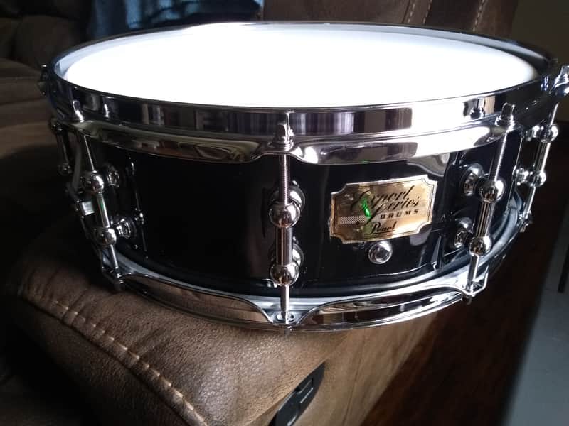 PEARL 15" Export with 10 Lugs Black Wrap image 1