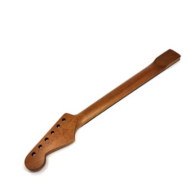 Brio Nitro Satin Roasted Maple-Rosewood S-Style Neck w/Walnut Truss Rod Plug - Satin image 5