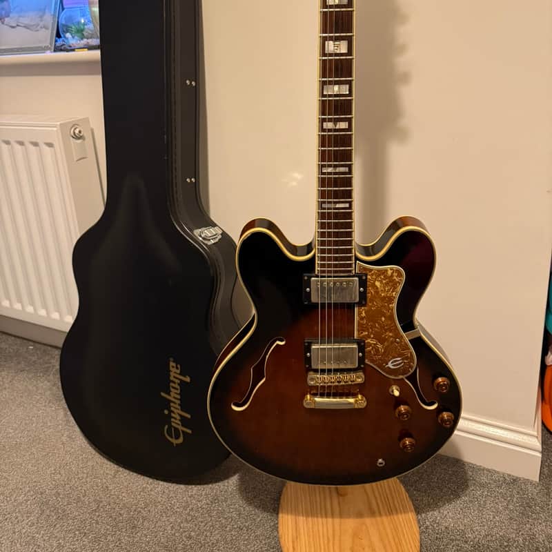 1980s Epiphone Sheraton Vintage Sunburst