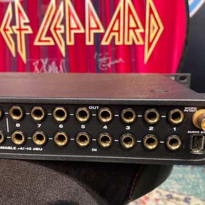 Rick Allen's Def Leppard, MOTU 24 I/O Firewire Audio Interface (RA #2084) 2010s - Black image 8