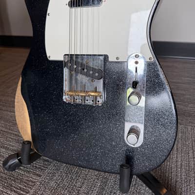 Fender Brad Paisley Road Worn Esquire - Black Sparkle image 4