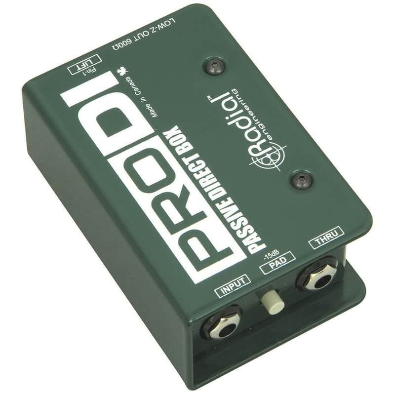 Radial Engineering ProDI Passive Instrument Direct Box Pro Di - 2 Day Shipping - Comes with Warranty image 1