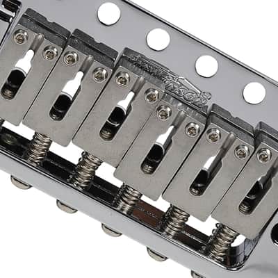 Wilkinson 54mm Stainless Steel SOLID Steel Block, Import Strat, Japan Strat Chrome image 2