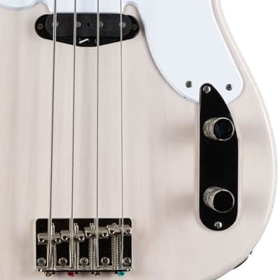 Squier Classic Vibe '50s Precision Bass MN (White Blonde) - 4-String Electric Bass image 10