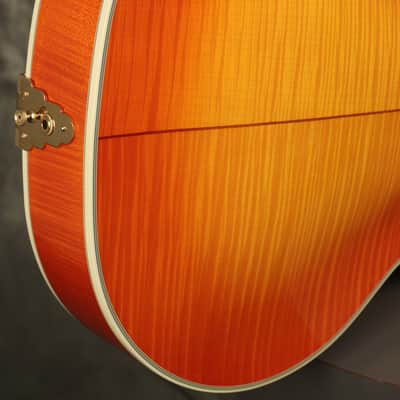1988 Guild Artist Award in RARE Orange Sunburst w/ flame maple back + sides image 18