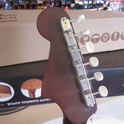 Fender Sonoran Mini Acoustic Guitar Competition Stripes Candy Apple Red image 4