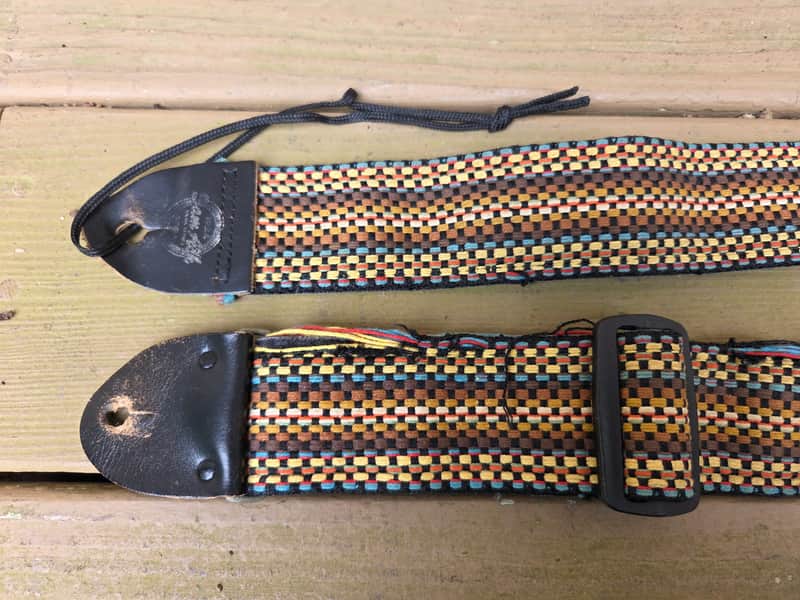 Vintage Circa 1980's Sam Ash Guitar Strap! Rare, Original Case Candy! image 1