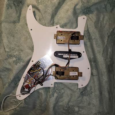 PRS McCarty Archtop Humbuckers + DiMarzio DP402 11-Hole Strat 3-Ply Grey Pearloid Pickguard Loaded Assembly $359.99 image 3