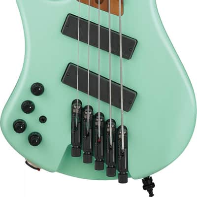Ibanez EHB1005MSLSFM Bass Workshop EHB Electric Bass 5-String Multiscale Lefty - Sea Foam Green + Gig Bag PGPGB image 13