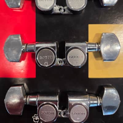 Gotoh Vintage 3x3 1980s Chrome Tuners image 1