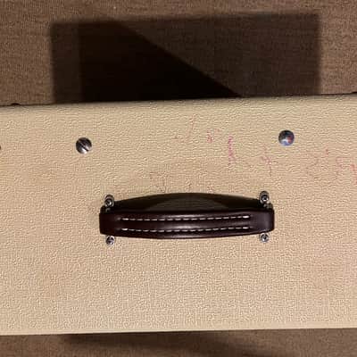 Vulture Amplification Sympathetic Guitar Cabinet 2000 ish - Cream Tolex image 5