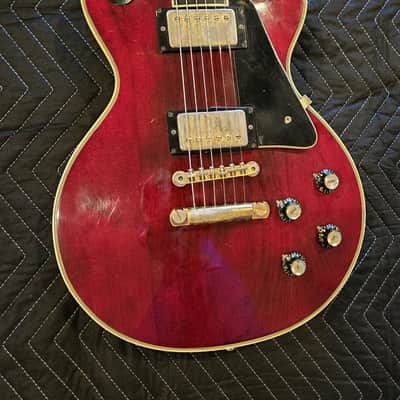 Gibson Les Paul Custom 1975 - Wine Red image 2