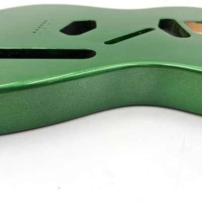 Warmtone Custom Guitars Tele Style Guitar Body “Pure Green” image 1