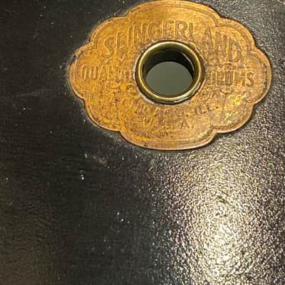 Slingerland Radio King Bass Drum 14x22 1940-1942 - Black Lacquer image 5