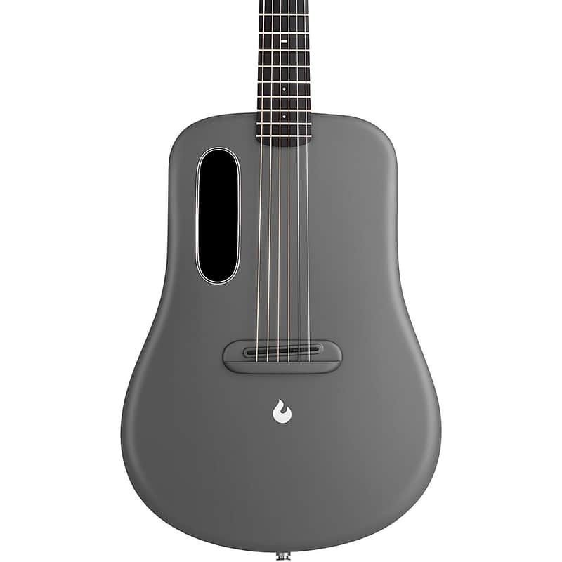 LAVA MUSIC ME 4 Carbon Fiber 36" Acoustic-Electric Guitar with Airflow Bag Regular Space Grey image 1