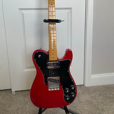 Fender American Vintage "Thin Skin" '72 Telecaster Custom 2017 - 2018 - Crimson Red Transparent image 1