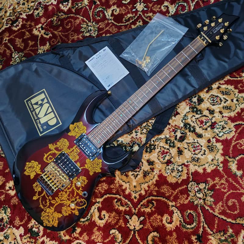 *AS NEW* 2024 ESP Edwards E-Maiden HIZAKI Signature Model - Rose MIJ Japan image 1