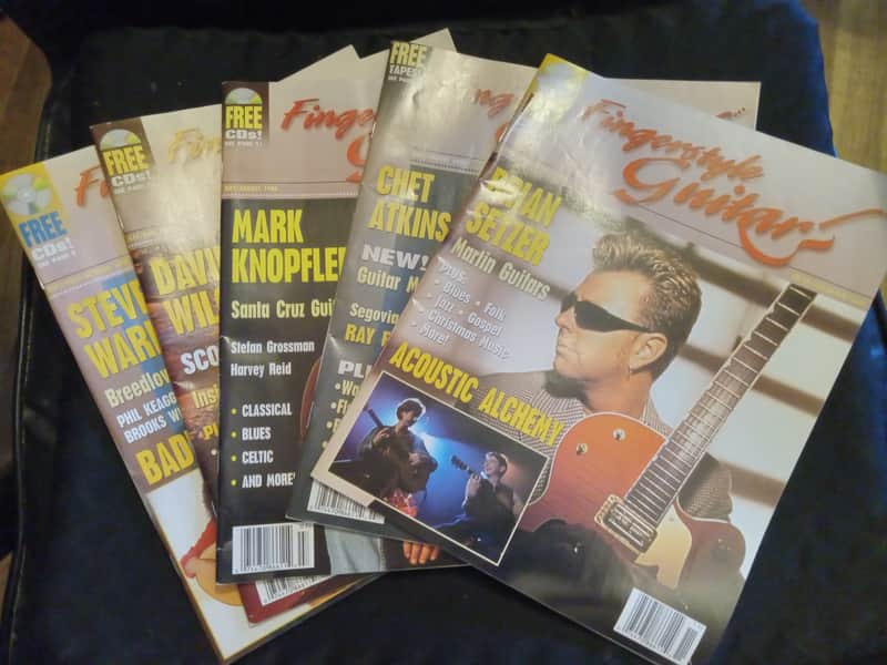 Finger Style Guitarist 1990s 1995 MAGAZINES image 1