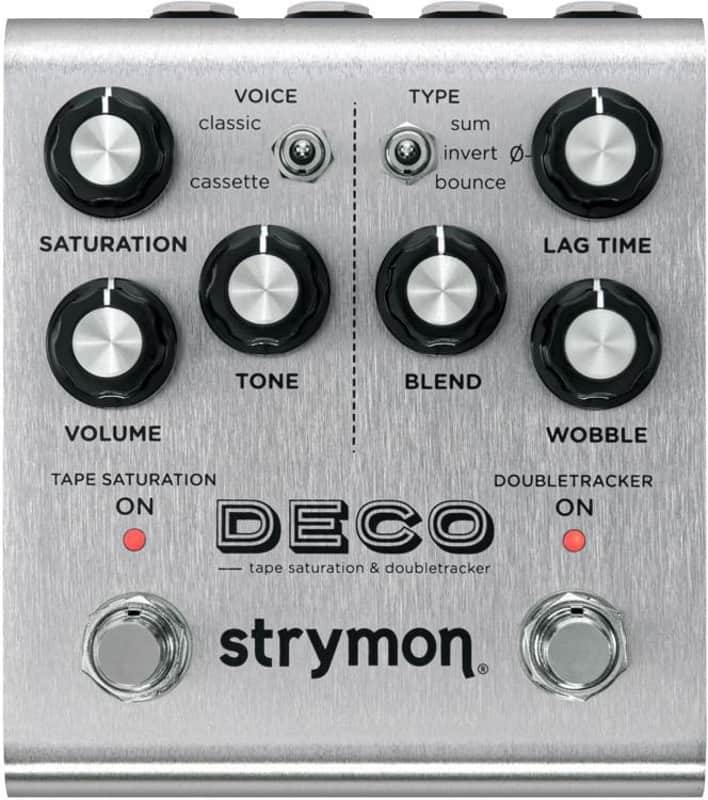 Strymon V2 - Deco - Tape Saturation & Doubletracker Pedal - Version 2 (DECO 2FS)