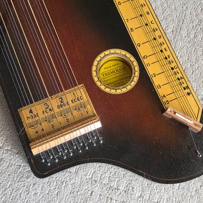Rare 40’s Tremoloa 30's Stringed Hawaiian Instrument 50's Vintage Zither Autoharp image 3