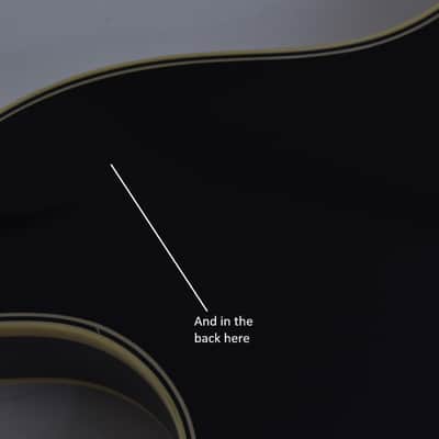 Schecter Corsair Semi Hollow Guitar Black B-Stock 0653 image 10