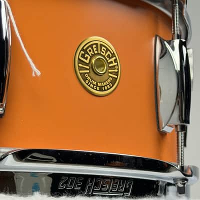 Gretsch 22/13/16/5.5x14" Broadkaster Vintage-Build Drum Set - Exclusive Satin Cameo Coral imagen 13