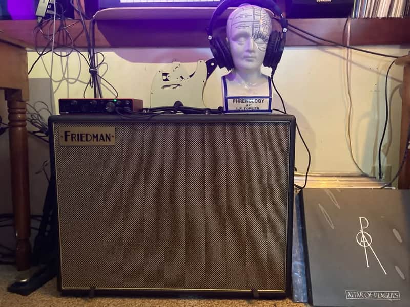 Friedman ASC-12 2-Way 500-Watt 12" Powered Guitar Amp Modeler Cabinet 2017 - 2019 - Black image 1