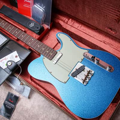 FENDER USA Custom Shop 60's Flamethrower Telecaster Custom Jrny Relic "Lake Placid Blue Sparkle" (2026) image 1