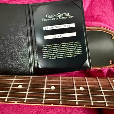 Gibson 2020  Les Paul Junior 1957 Custom Reissue TV Yellow Case 2020 - TV Yellow image 15