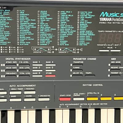 Yamaha PSS-480 1988 Music Station 2 OP FM Synthesizer Keyboard image 2