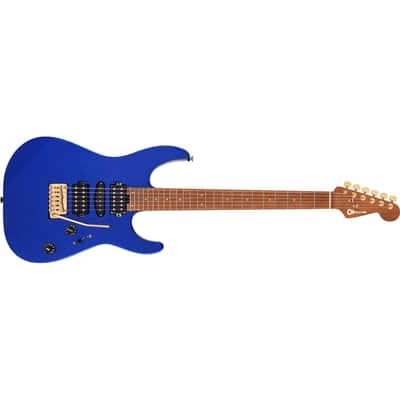 Immagine Charvel Pro-Mod DK24 HSH 2PT CM Electric Guitar, Caramelized Maple Fingerboard, Mystic Blue - 2