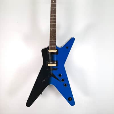 Dean ML 79 Classic Electric Guitar, Rosewood Fingerboard, Black to Blue Fade image 2