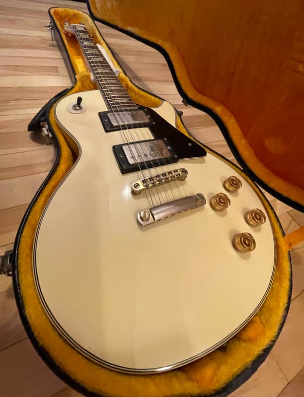 El Degas Les Paul around 1970  - Gold & White image 1