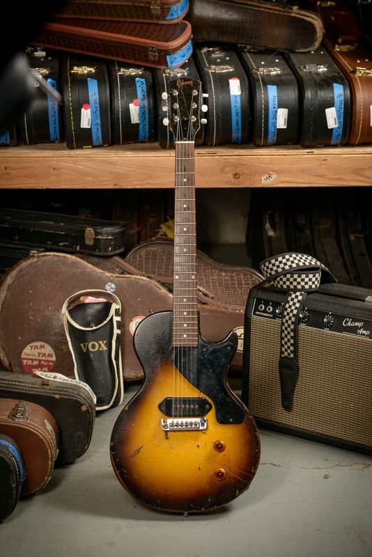 Rick Nielsen's 1956 Sunburst Gibson Les Paul Junior image 1