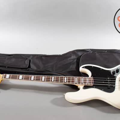2004 Fender Japan CIJ JB75-90US ’75 Reissue Jazz Bass Vintage White USA Pickups image 2