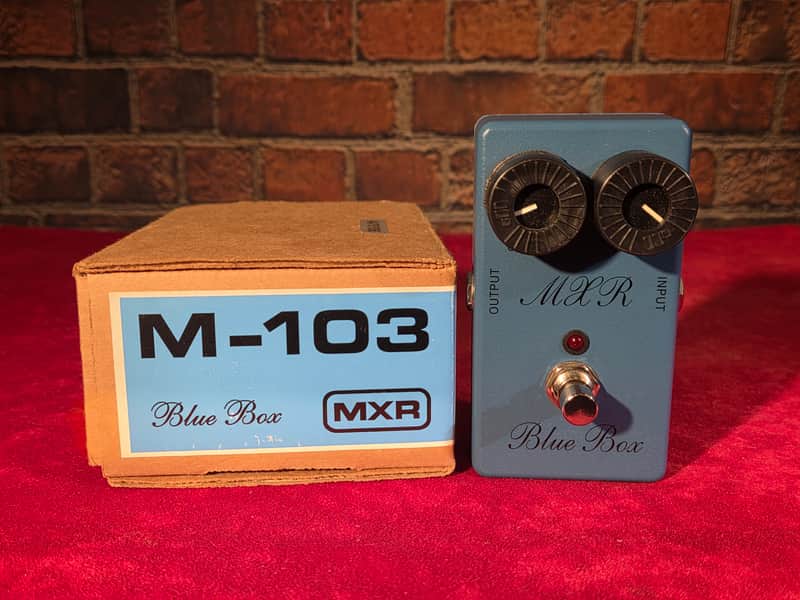 MXR M103 Script Blue Box Reissue