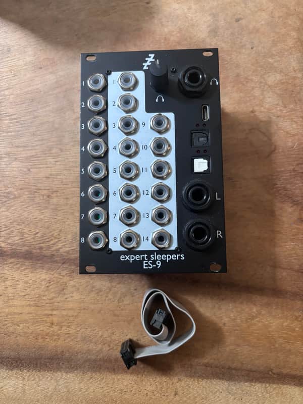 Expert Sleepers ES-9 USB Interface Eurorack Synth Module 2020 - Present - Black image 1