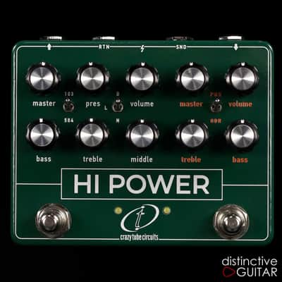 Crazy Tube Circuits HI-POWER - Analog Dual Booster/Overdrive