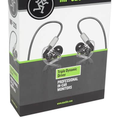 Mackie MP-320 Triple Dynamic Driver Professional In-Ear Monitors+Hard Case image 7