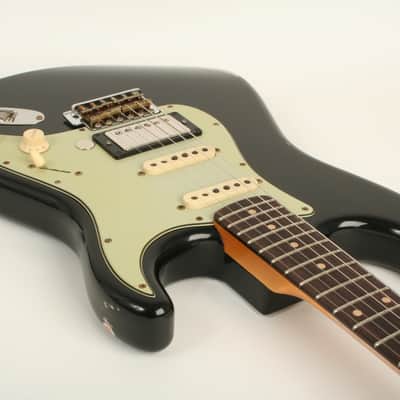 Fender Custom Shop 1959 Stratocaster HSS Relic 3A Rosewood Fingerboard Aged Black CZ590355 image 5