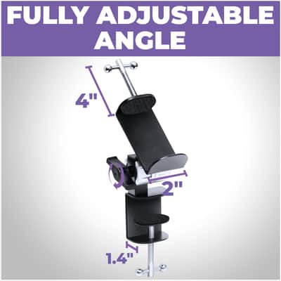 Liquid Stands Piano Stand Power Strip Mount - Fits 1" to 3.4" - Piano Power Strip Holder - Removable Under Desk Clamp Mount and Cable Management image 4
