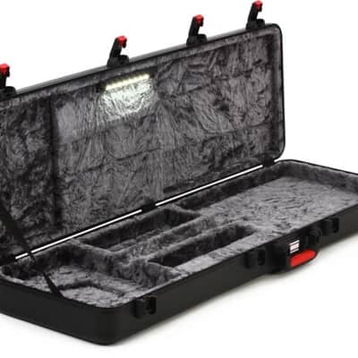 Gator GTSA-GTRBASS-LED ATA Molded Bass Guitar Case with TSA Latches - LED Edition image 2