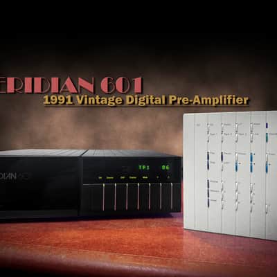 Meridian 601 🌈RaRe🌈 Collector’s High-End Digital Pre-Amplifier image 1