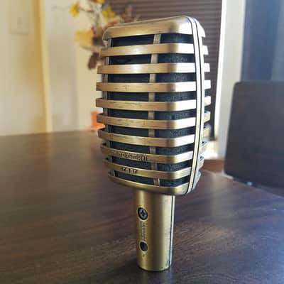 Beyerdynamic M 380 N (C) M380 NC Dynamic Mic Microphone Rare Vintage Brass Model ((HEAR IT)) image 2